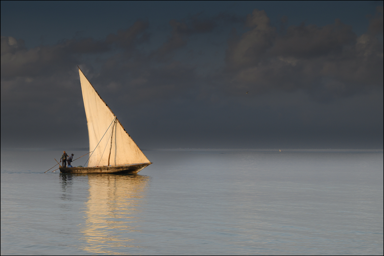 Rientro delle barche dalla pesca notturna