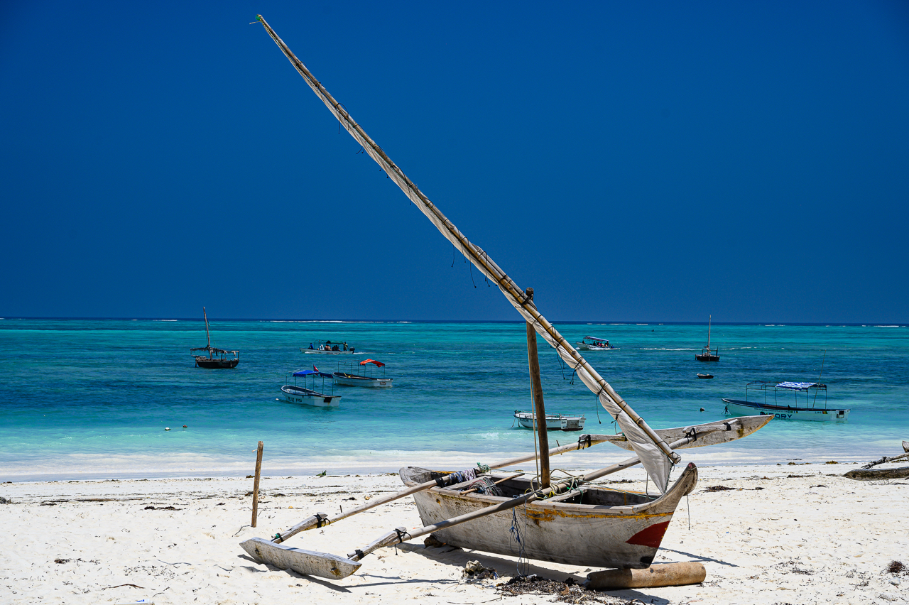 La spiaggia di Nungwi