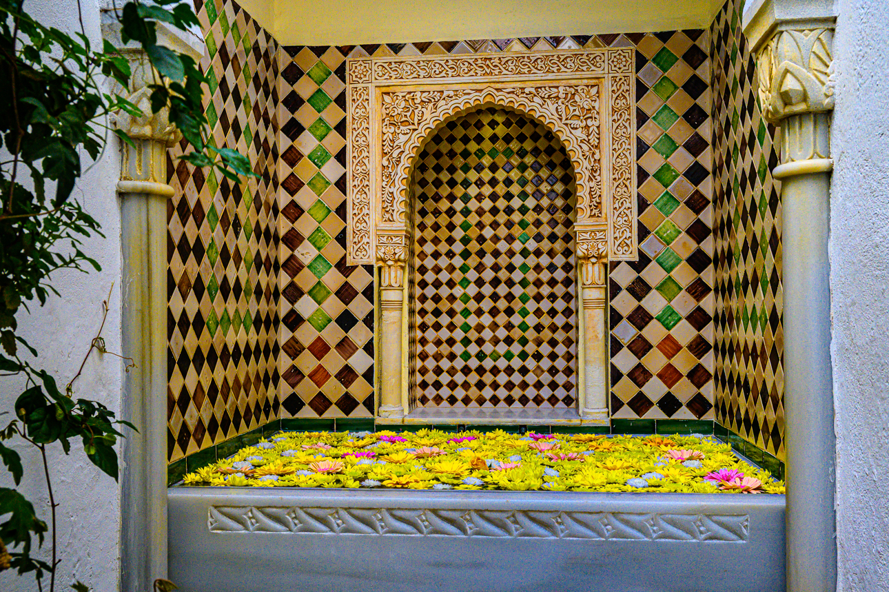 Particolare di un'abitazione tipica andalusa 