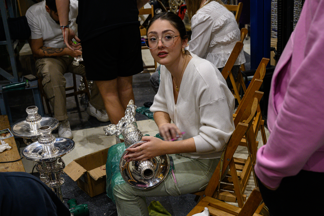 I preparativi per la Settimana Santa di Malaga