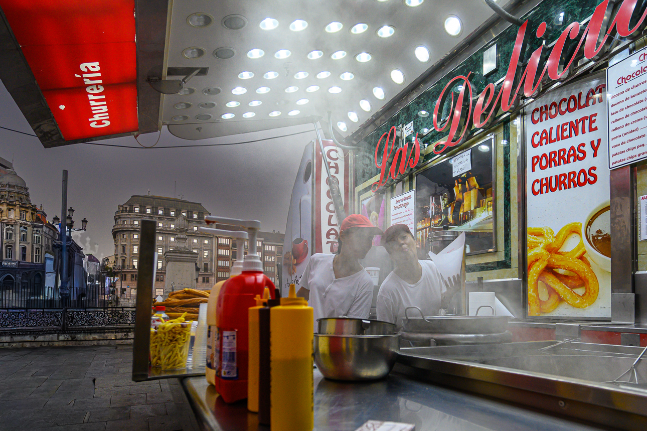 Street food in occasione della Aste Magusia la Semana Grande di Bilbao