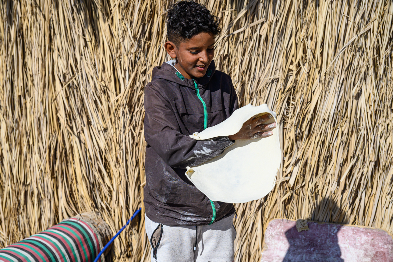 Preparazione del pane 