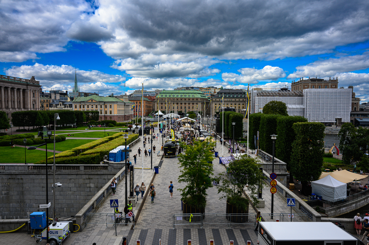 Una vista panoramica sul Palazzo Reale