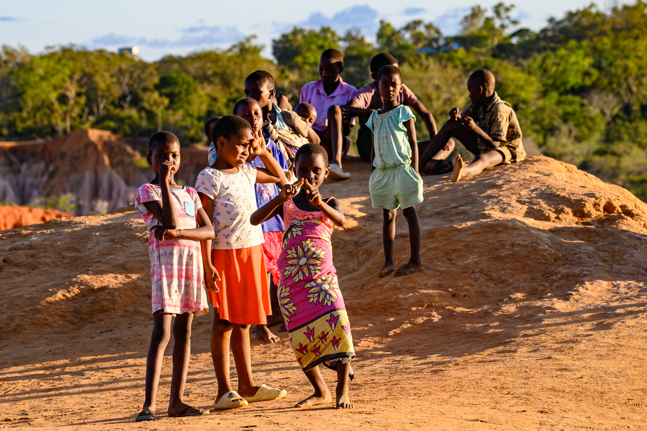 Malindi - bambimi del Marafa Canyon 