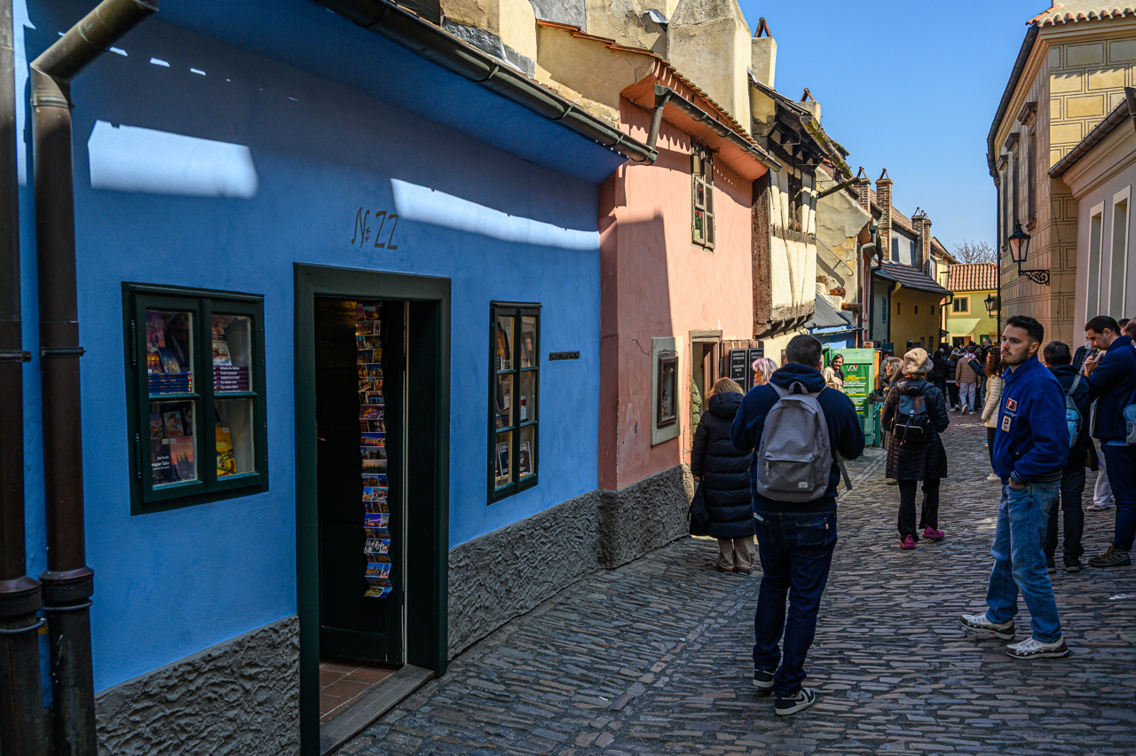 Il caratteristico Vicolo d'Oro