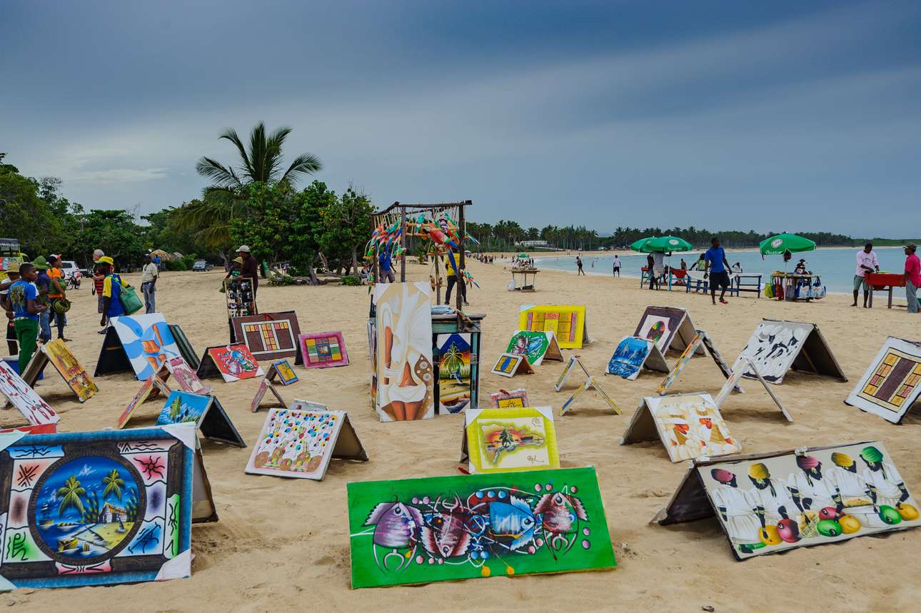 Artigianato locale sulla spiaggio di Macao
