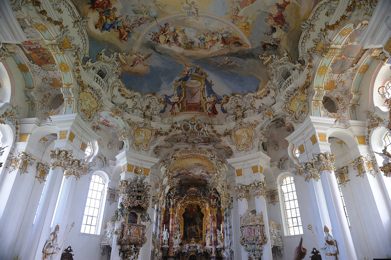Interno di Wieskirche