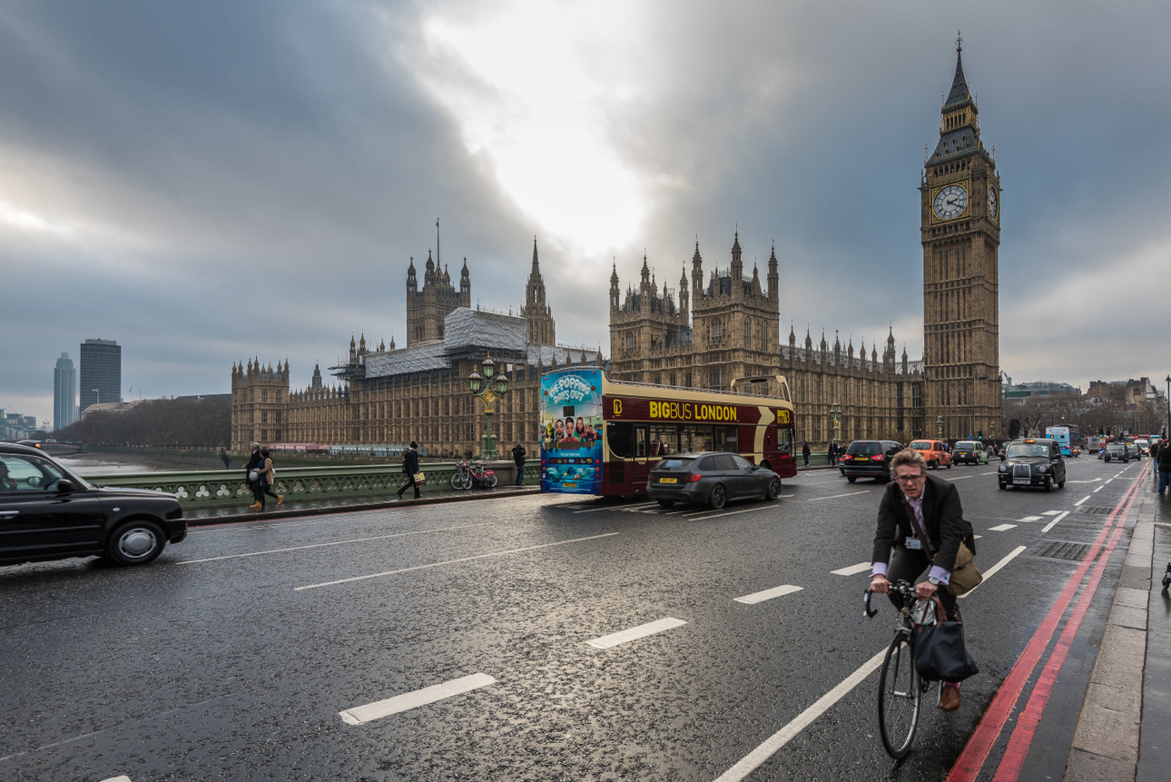 Il Ponte di Westminster, sullo sfondo il Big Ben