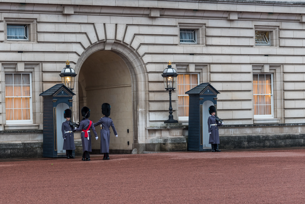 Il cambio della guardia a Buckingham Palace