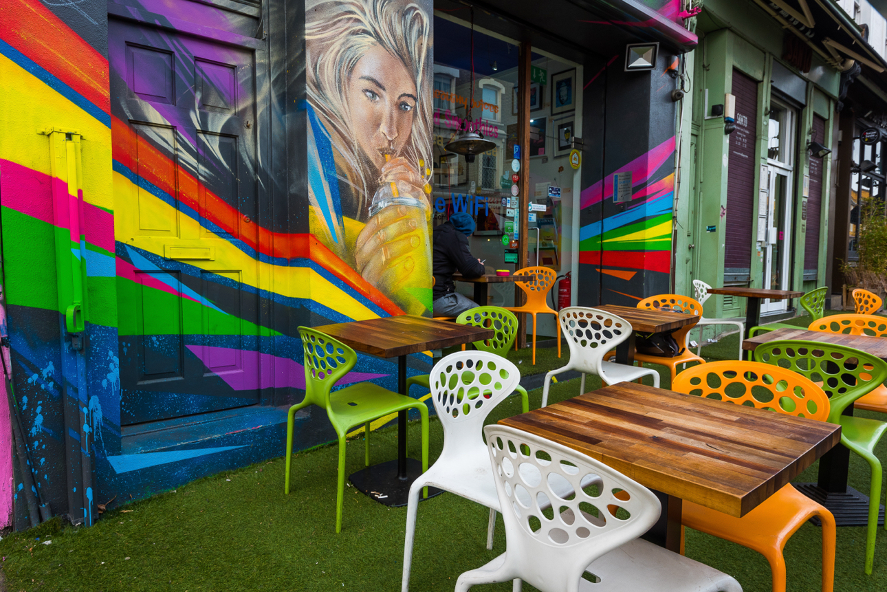 il Portobello Juice Cafe, Notting Hill