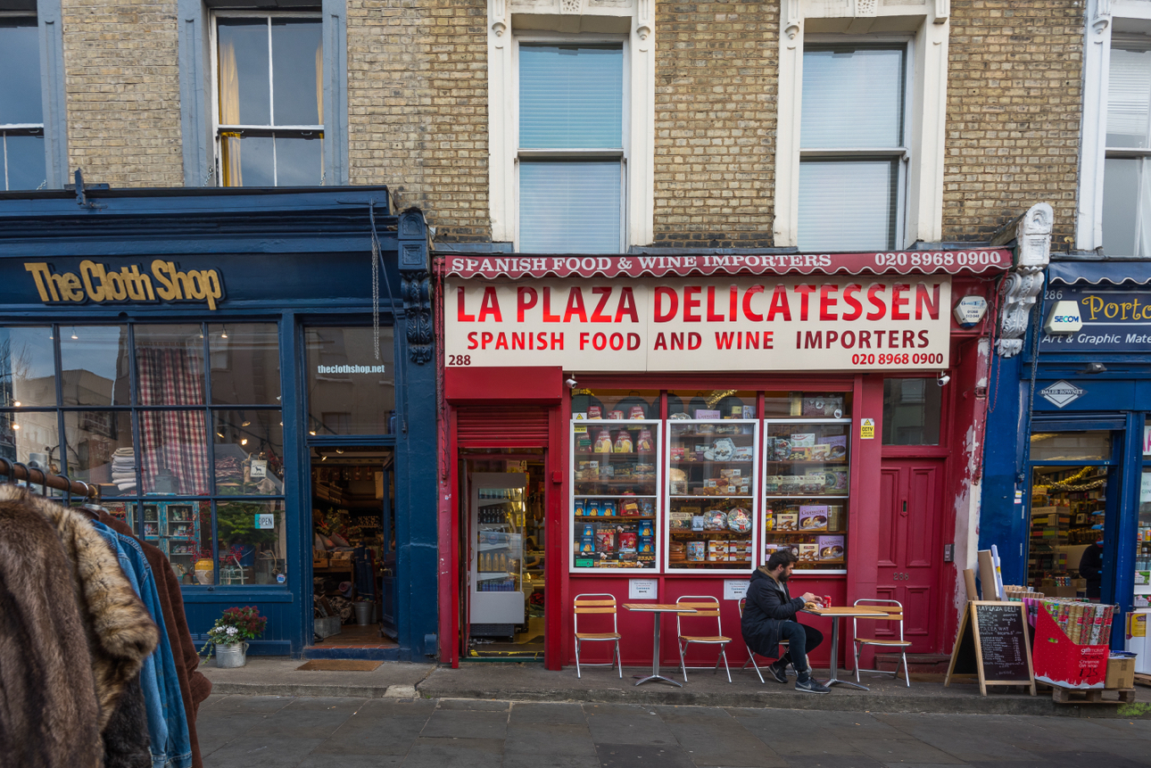 Negozi caratteristici di Portobello