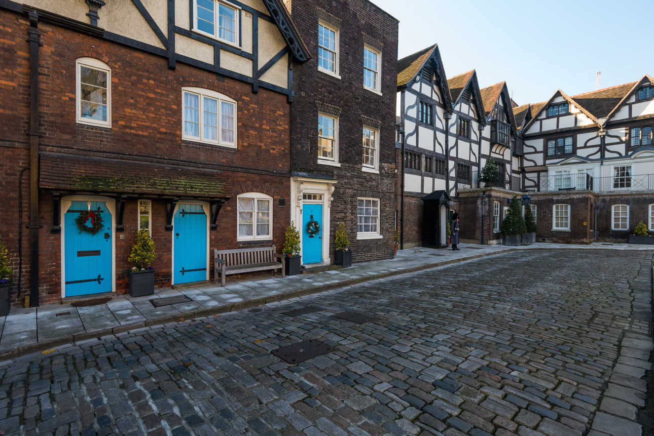 Un quartiere residenziale all'interno della Torre di Londra
