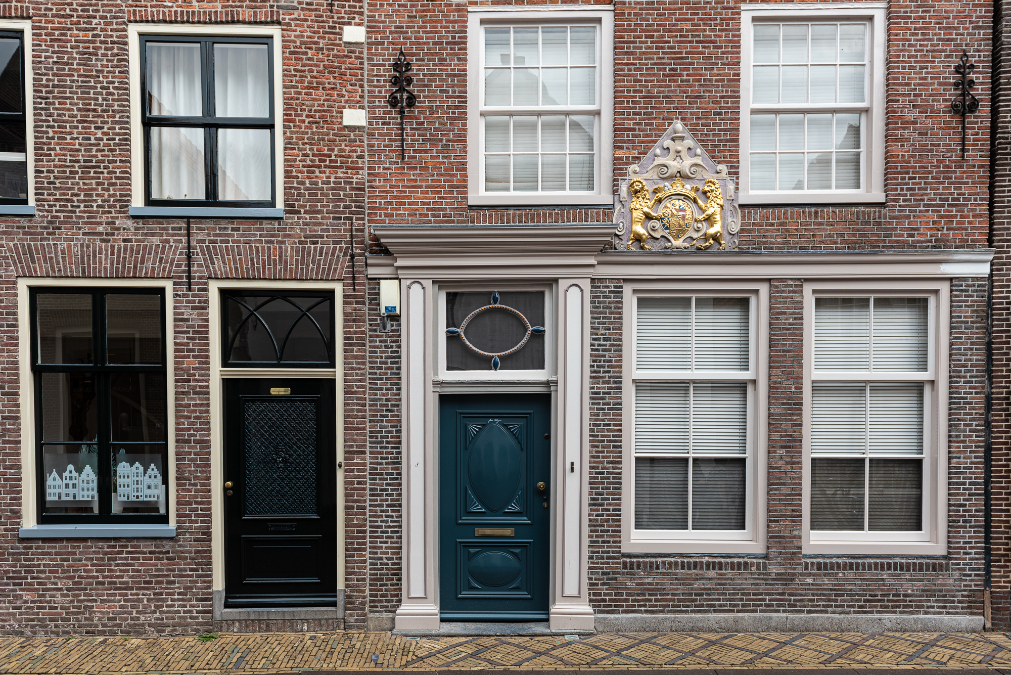 Una casa di Edam in mattoni rossi, tipico dei Paesi Bassi